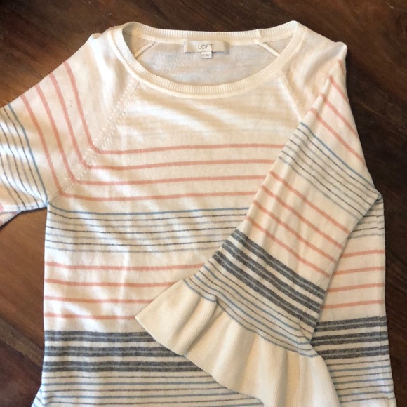LOFT Striped Sweater - Picture 2 of 5